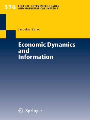 cover image of Economic Dynamics and Information